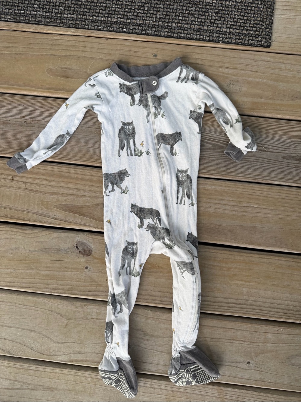 18M Burt’s Bees zip up onesie